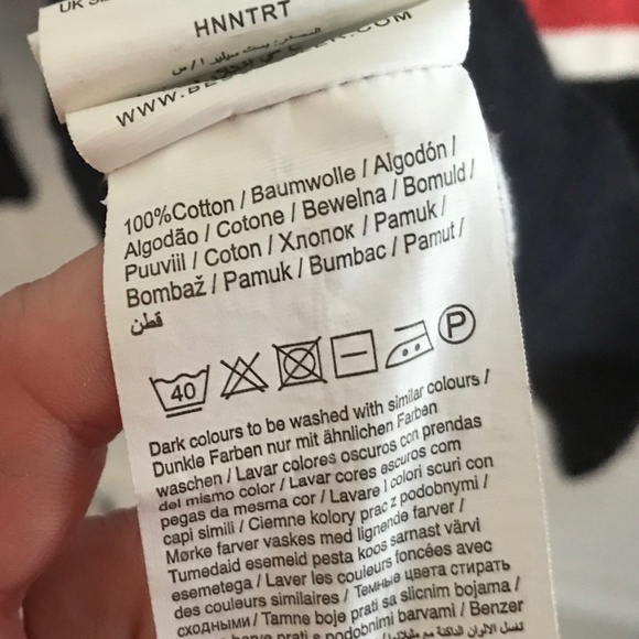 Jack & Jones Men’s Knit Sweater V neck Striped Navy/White/Orange Blokecore XL - Picture 5 of 5